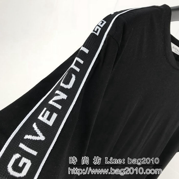 GVC紀梵希 19ss早春新款 雙股絲光棉 男款短袖 簡約百搭款 ydi1778
